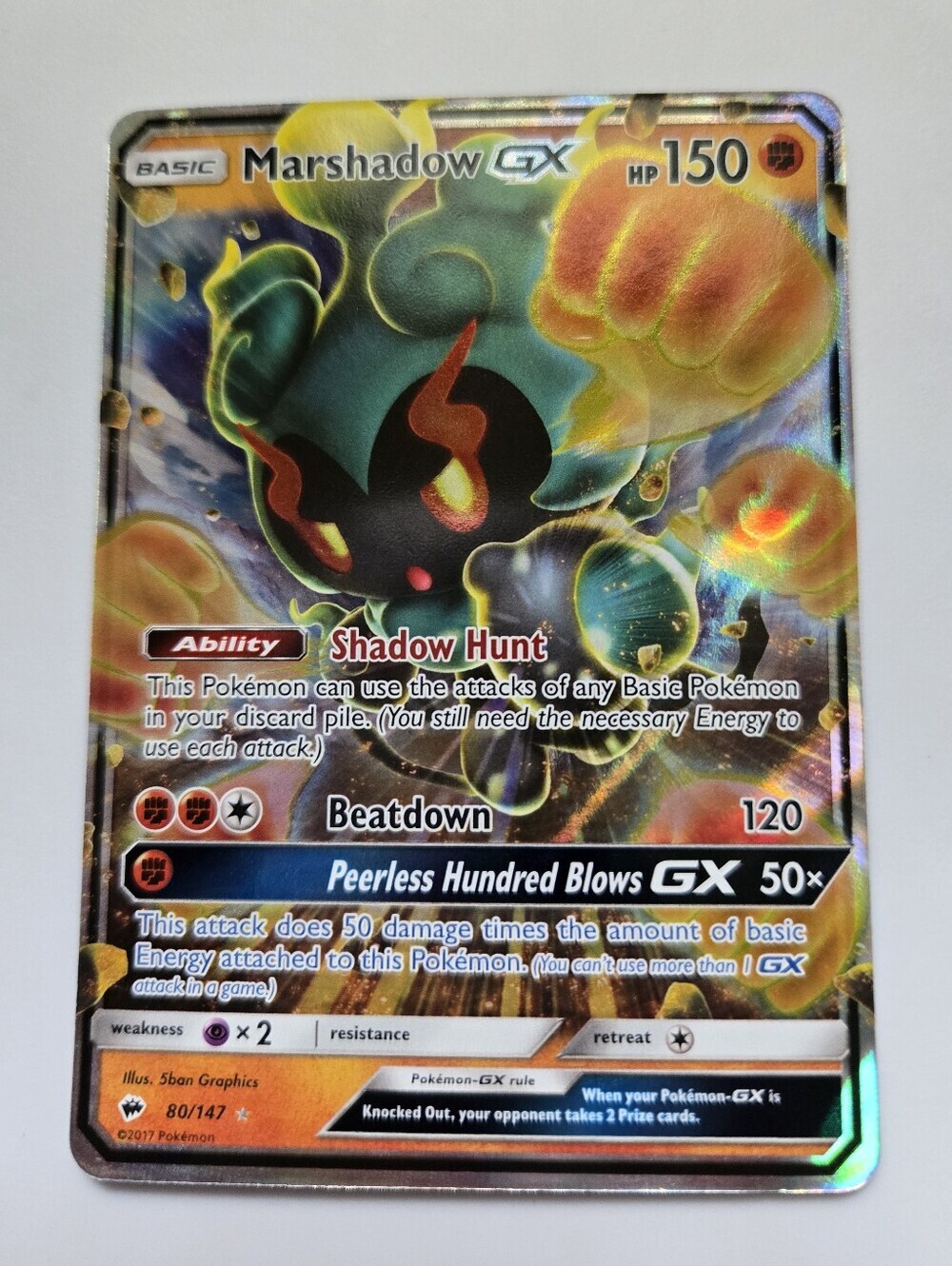 Marshadow GX #80 | Pokemon Burning Shadows